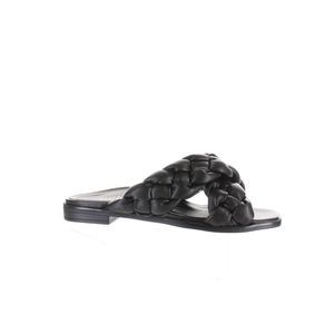 Vionic Womens Kalina Braided Black Sandals Size 7.5 Medium (B, M)